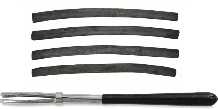 Quality Artists Willow Charcoal 6/7mm - 6 Pack