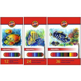 Coloured Pencils Water Soluble 24 Assorted