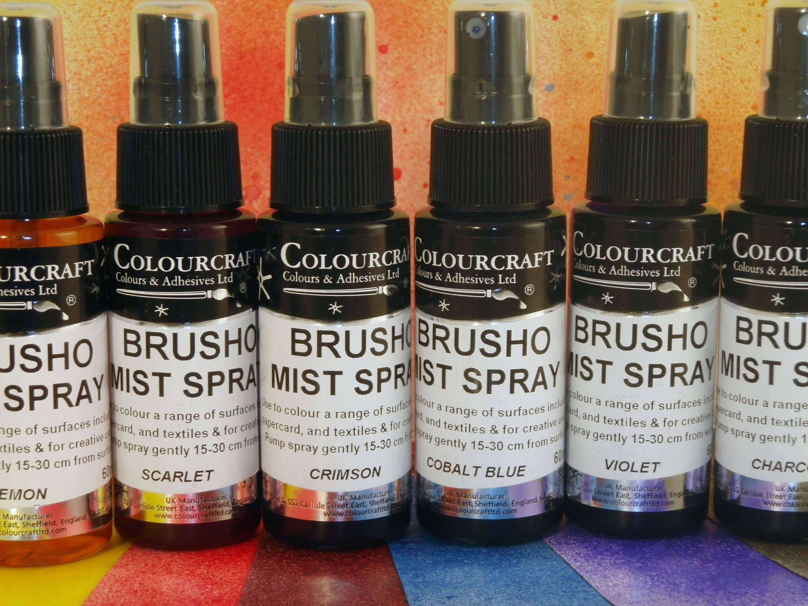 Brusho Acrylic Mist Spray 60ml