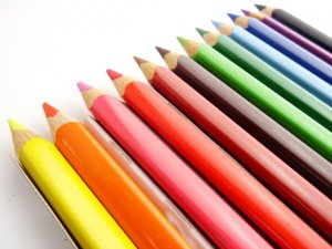 Large Triangular Coloured Pencil 12 Pack
